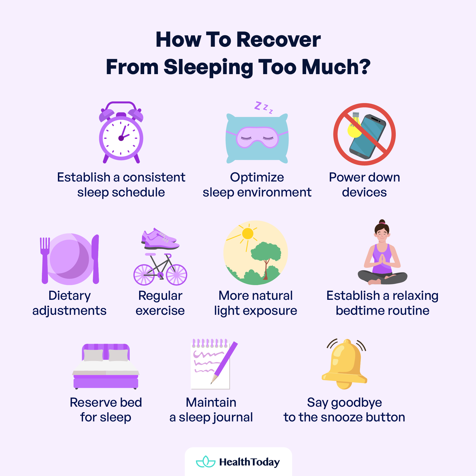 How To Recover From Sleeping Too Much and Feel Better After Oversleeping 02